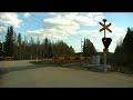 Express train 705 passes Uudenkyl�ntie level crossing