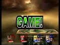 Snake & Samus vs Fox & Zero Suit Samus