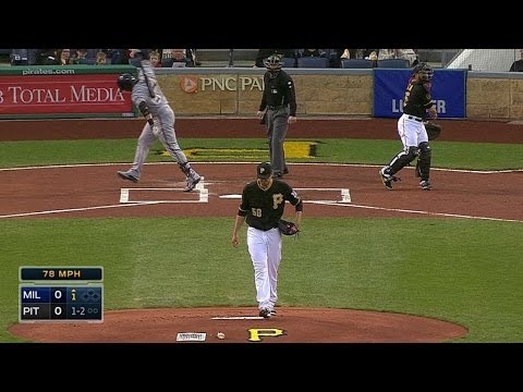 Video: Gomez strikes out, bat pays the consequence