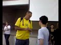 Oscar - Palestra sobre Obstinação