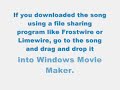 Electronic Guide Windows Movie Maker Music Question Electronic Guide Windows Movie Maker Music Question