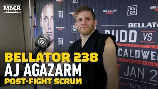 Bellator 238: AJ Agazarm Says He Finished Opponent With 'Agazarm' Submission - MMA Fighting by MMA Fighting
