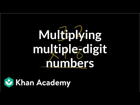 Multiplying multiple digit numbers