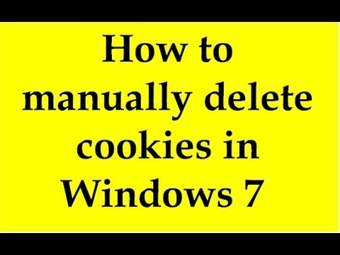 how to get rid of cookies on pc