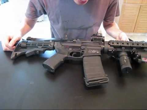 how to remove front sight on m p 15