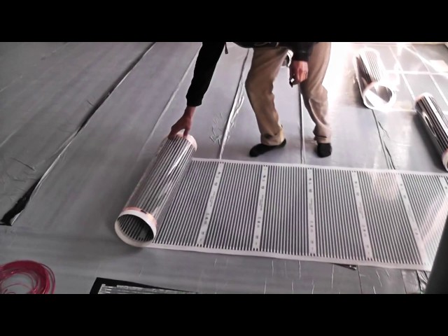 Infrared floor heating film 220v, 14.8w/sq.ft. dans Chauffage et climatisation  à Ville de Montréal