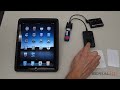 UHF GEN2 RFID Scanfob&reg; Bluetooth Excel spreadsheet on iPad