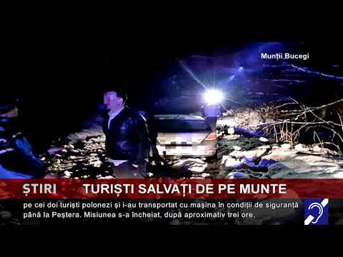 Turiști salvați de pe munte