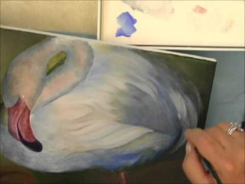 filbert brush - Watch as Neadeen demonstrates how to paint feathers with acrylic paint. The filbert brush is a highly functional brush for acrylic painting techniques. The d...