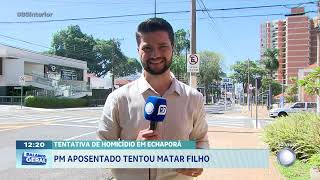 Tentativa de homicídio em Echaporã: PM aposentado tentou matar o filho