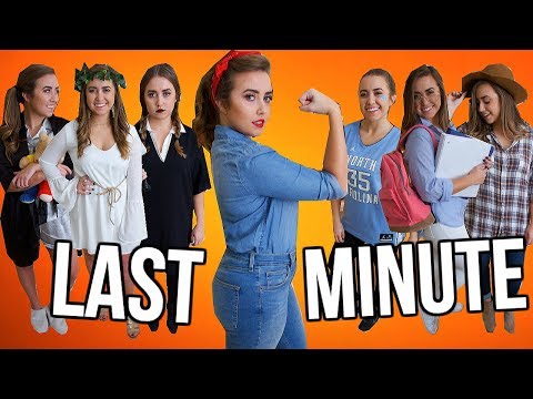 12 Last-Minute Halloween Costumes Using Items You ALREADY Own! | Halloween 2017