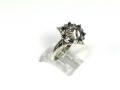 videos de Four Point Star & Circle Diamond & Sapphires Motion Ring FL-834