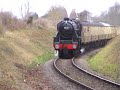 45110 aproaching Bishops Lydeard Station