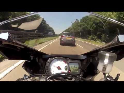 gsx r - A weekend trip to the Eifel in Germany. GoPro Hero is mounted on a Suzuki GSX-R 750 K6, the other bike is a BMW S1000RR.
