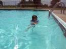 Swimming from one end of the pool to the other... Swimming from one end of the pool to the other...