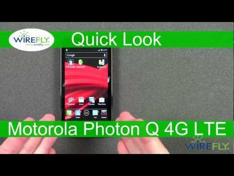 Smartphone Quick Look Motorola Photon Q 4G LTE for Sprint by Wirefly