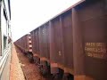 Cruzamento de trem na Estrada de Ferro Caraj�s