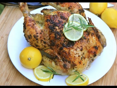 how to roast a chicken with garlic and lemon