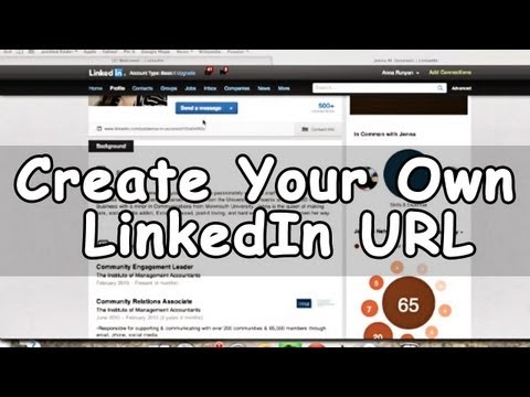how to provide your linkedin url
