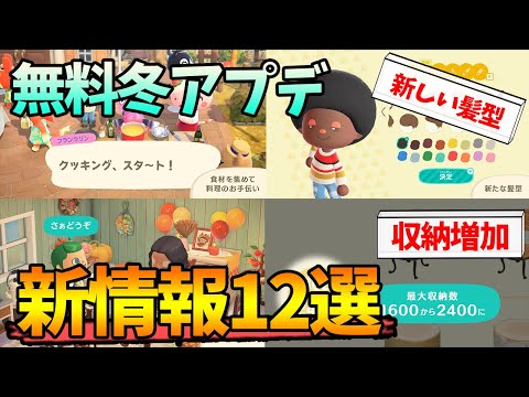 【あつ森】冬の無料アプデが神すぎる!新イベントや新家具をまとめて紹介!!【あつまれ どうぶつの森】【ぽんすけ】