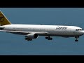 FSX Flight Simulator X Condor 767 Crosswind Landing at Corfu