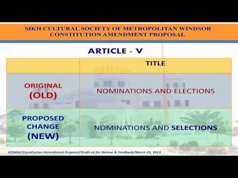 (SCSV28) Constitution Article V - Old Vs New - What changes are proposed? (v6-23Mar2013-Punjabi)