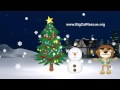 Christmas Video Greeting Card Dancing Lion & Danciing Snowman