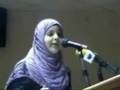 خديجة مالك في مؤتمر عن حرية الصحافة والتدوين_Khadiga Malek 1
