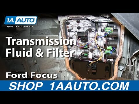 How To Service Change Transmission Fluid and Filter Ford Focus