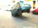 minivan wheelie