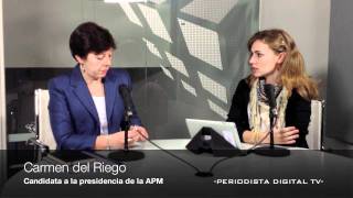 Carmen del Riego: "Los periodistas tenemos parte de culpa por la crisis del periodismo"