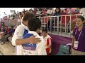 See the final of the women's 10m air pistol shooting at the 2010 YOG in Singapore: gold - Kim (KOR), silver - Fang (CHN), bronze - Solorzano (GUA)