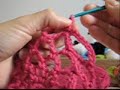 Crochê Tradicional - Touca - Modelo 002 - Parte I