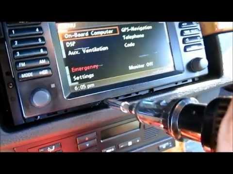 BMW E53 X5 Navigation LCD Screen Replacement DIY