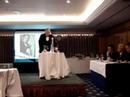 European Best Sommelier: Andrea Gori Decanting a wine