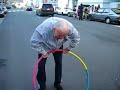 myself and a friend called for a cab, heading to our friends house for the most wonderful weather evening in san francisco. we didn't see any harm in bringing our hula hoop along,but sure enough it was... 

enjoy 
