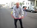 myself and a friend called for a cab, heading to our friends house for the most wonderful weather evening in san francisco. we didn't see any harm in bringing our hula hoop along,but sure enough it was... 

enjoy 
