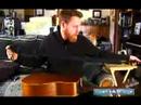 How to Play A Steel String Guitar : How To Play Guitar Sitting or Standing: Part 1