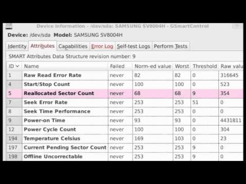how to run s.m.a.r.t test