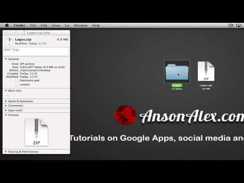how to create zip file mac
