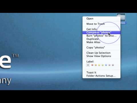 how to create zip file mac