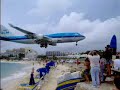 KLM landing on SXM