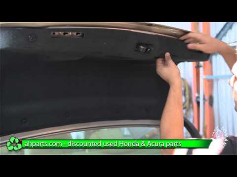 How to install change Trunk Latch 2004 2005 2006 2007 2008 Acura TL REPLACEMENT REPLACE DIY