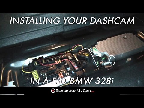 How to install dashcam on F30 BMW 328i – BlackboxMyCar.com