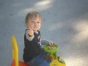 Carter Waving Bye