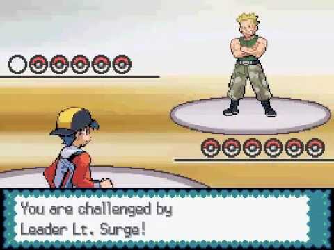 how to get to lt surge in pokemon soul silver