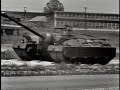 The T28 super heavy tank (also called 105 mm Gun Motor Carriage T95) was a prototype heavily armored self-propelled gun designed for the US Army during World War II. It was originally designed to be used to break through German defenses at the Siegfried Line, and was later considered as a possible participant in an invasion of the Japanese mainland. Although sometimes referred to as a super-heavy tank the T28 was re-designated as the 105 mm Gun Motor Carriage T95 in 1945 and then renamed a super heavy tank in 1946. Its main armament was a 105 mm T5E1 gun in a ball-shaped mantlet, set into the front of the hull. It also had a fifty-caliber machine gun above the commander's hatch. Although sometimes referred to as a Super-heavy tank the T28 was really a very heavy tank destroyer, and was re-designated as the 105 mm Gun Motor Carriage T95 in 1945. In 1946 it was renamed again, to T28. The original plan was for five prototype vehicles with a production total of 25. However only two were ordered and none saw combat. This is the sole survivor of a two vehicle super heavy tank program designed to deal with the Siegfried Line. Completed in December 1945, too late to see combat, it was not surprisingly impractical for battlefield use. With frontal armor of 12 inches, the vehicle weighed 95 tons and required four tracks. The tank featured a horizontal volute suspension and a 105 mm gun. Powered by the same V-8 used in the Pershing, the vehicle could only manage 8 mph. T28/T95 GMC <b>...</b>