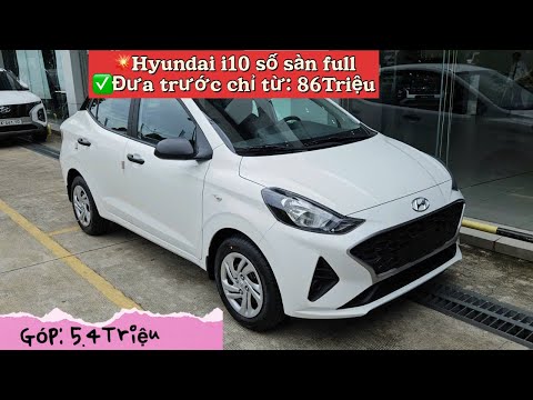 Grand i10 số sàn ông vua phân khúc Sedan hạng A | Đưa trước: 86Triệu | Góp: 5Triệu4