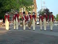 The Old Guard Fife and Drum Corps performs a concert at Loranger Square during the fourth annual River Raisin International Fife and Drum Muster.