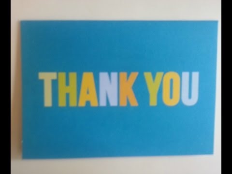 how to write thank you notes